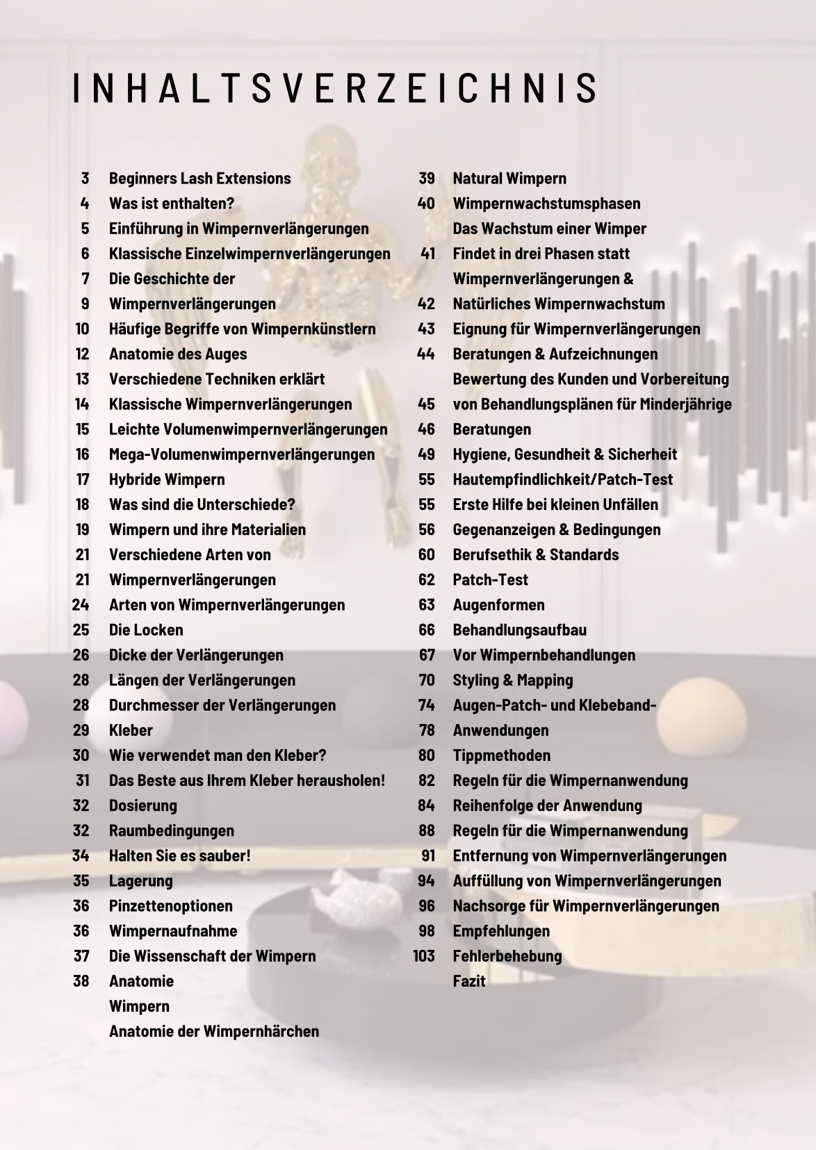 DEIN Schulungsheft | Lashextensions | 100 Seiten