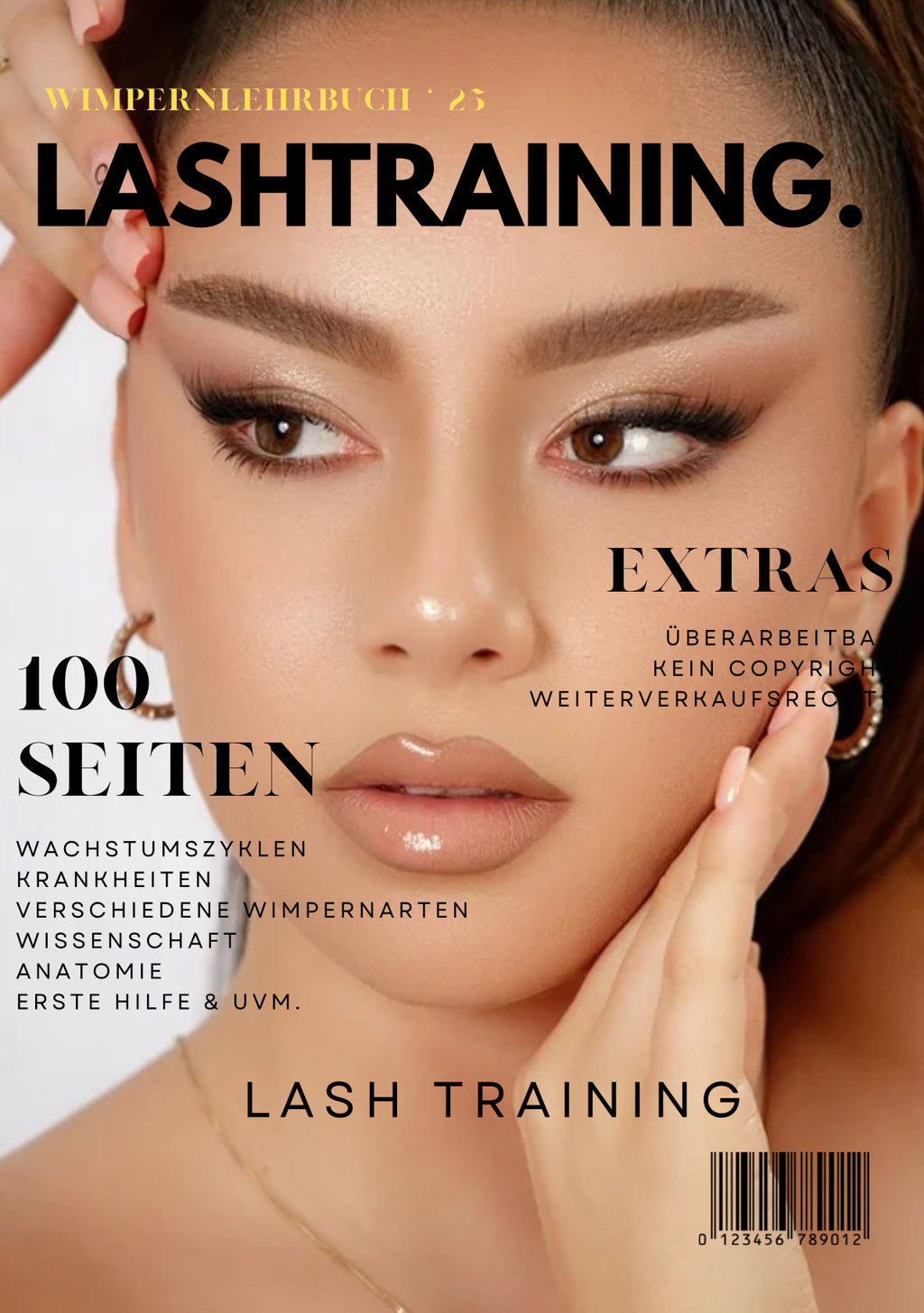 DEIN Schulungsheft | Lashextensions | 100 Seiten