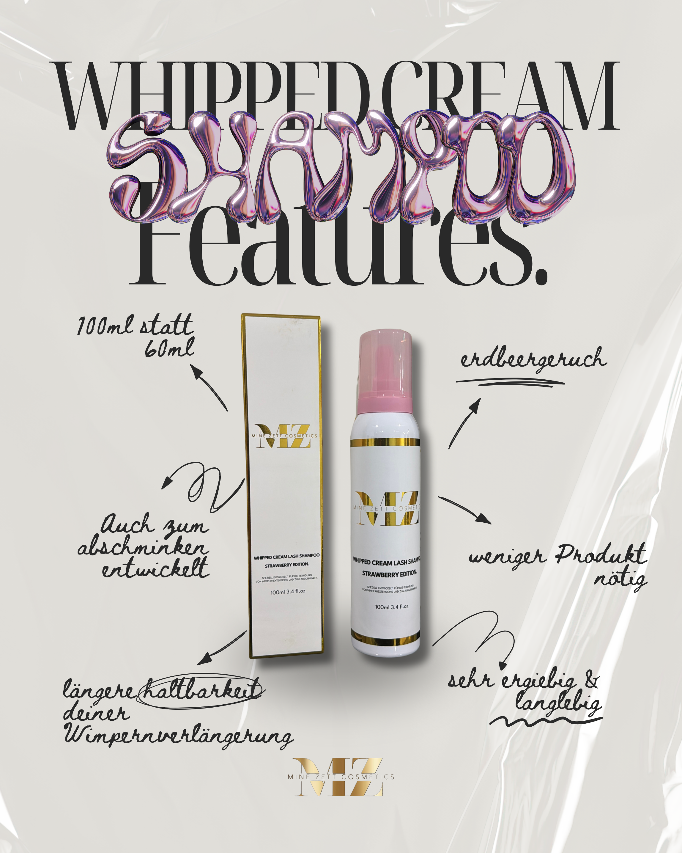 WHIPPED CREAM LASH SHAMPOO | 100ML