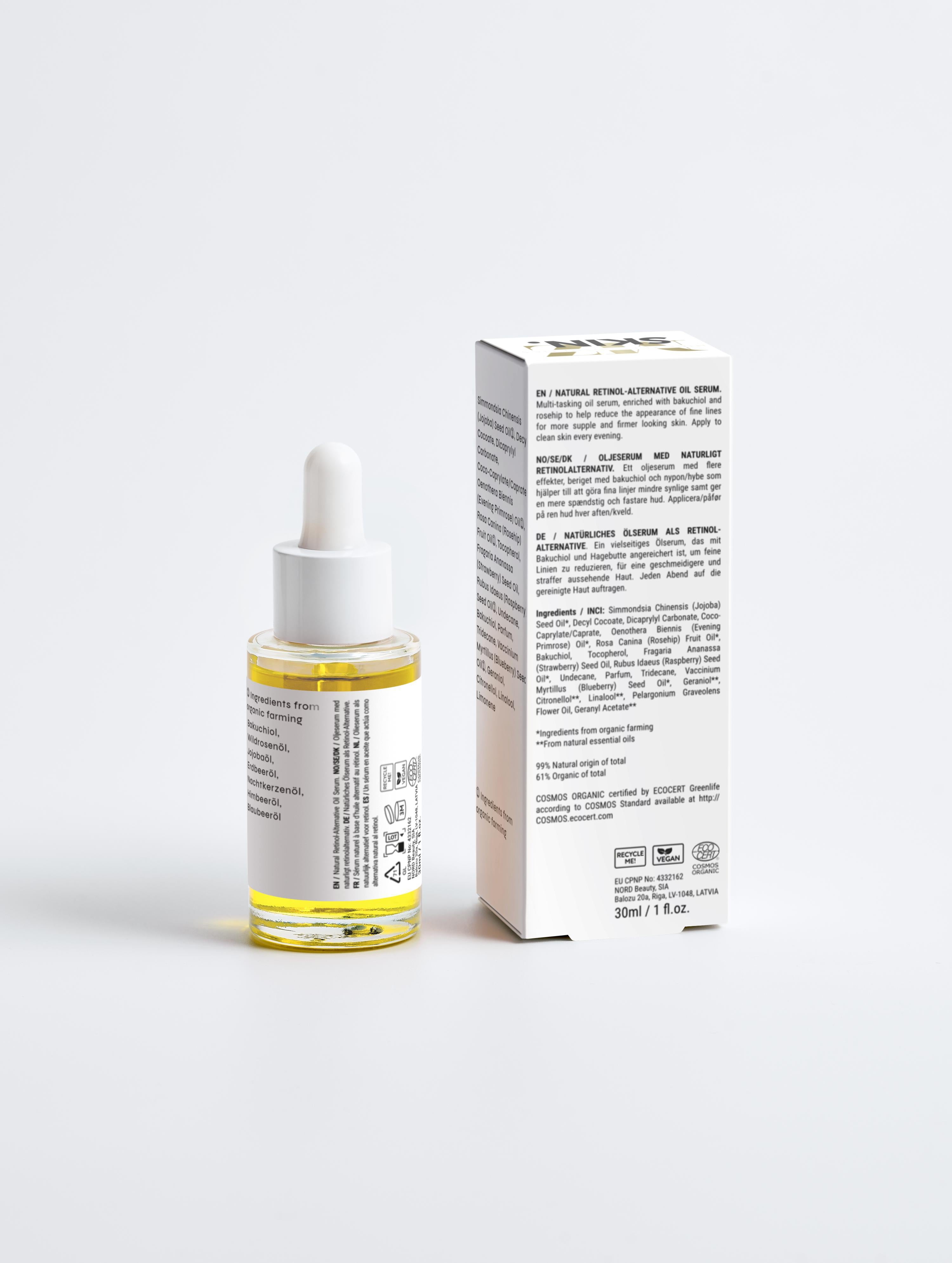 Natürliches Ölserum als Retinol Alternative