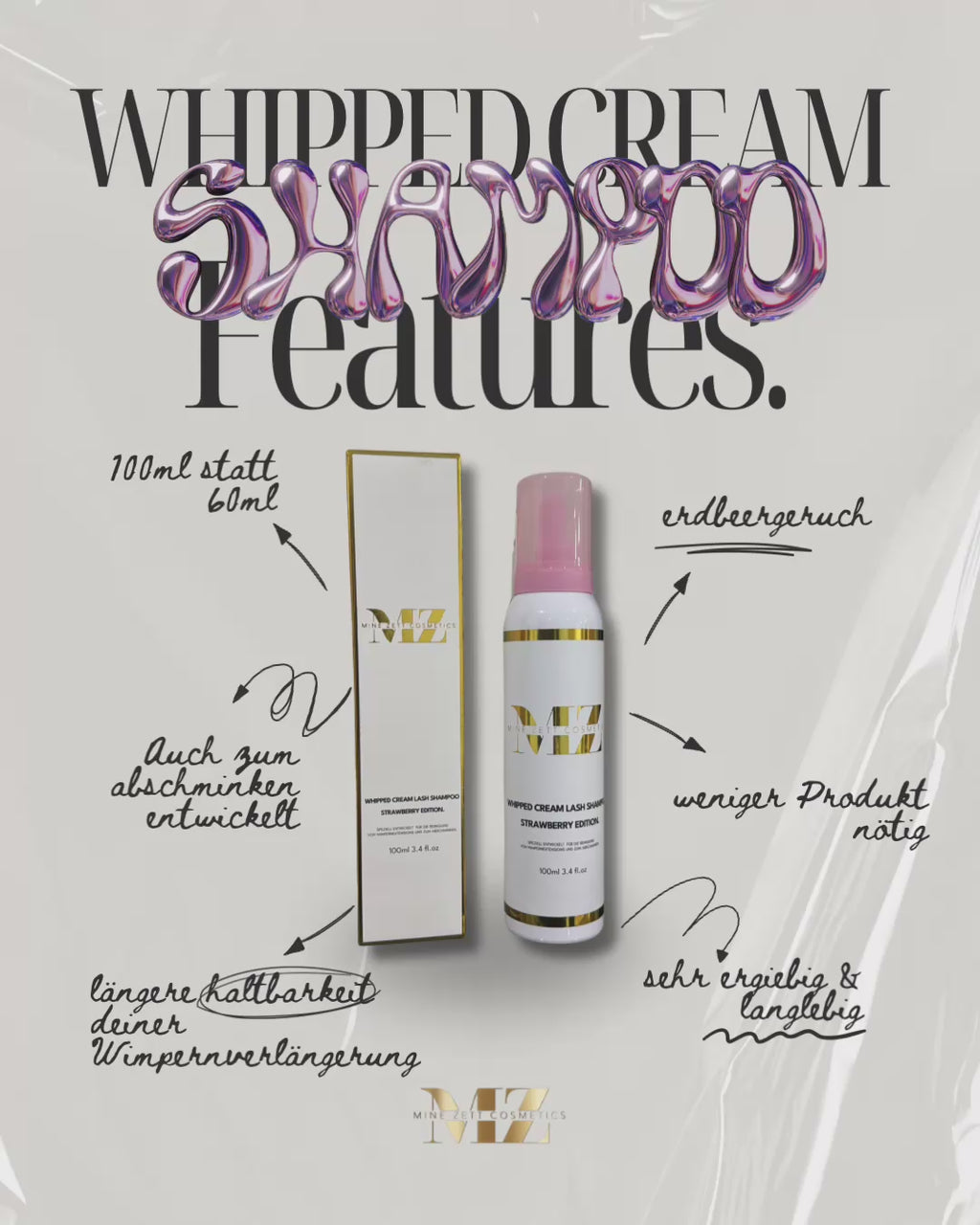 WHIPPED CREAM LASH SHAMPOO | 100ML