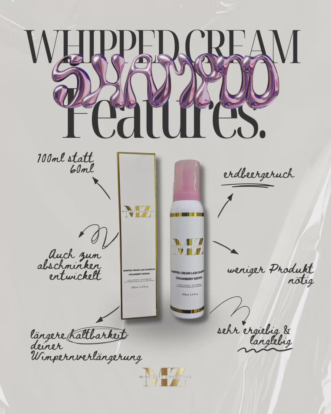 WHIPPED CREAM LASH SHAMPOO | 100ML