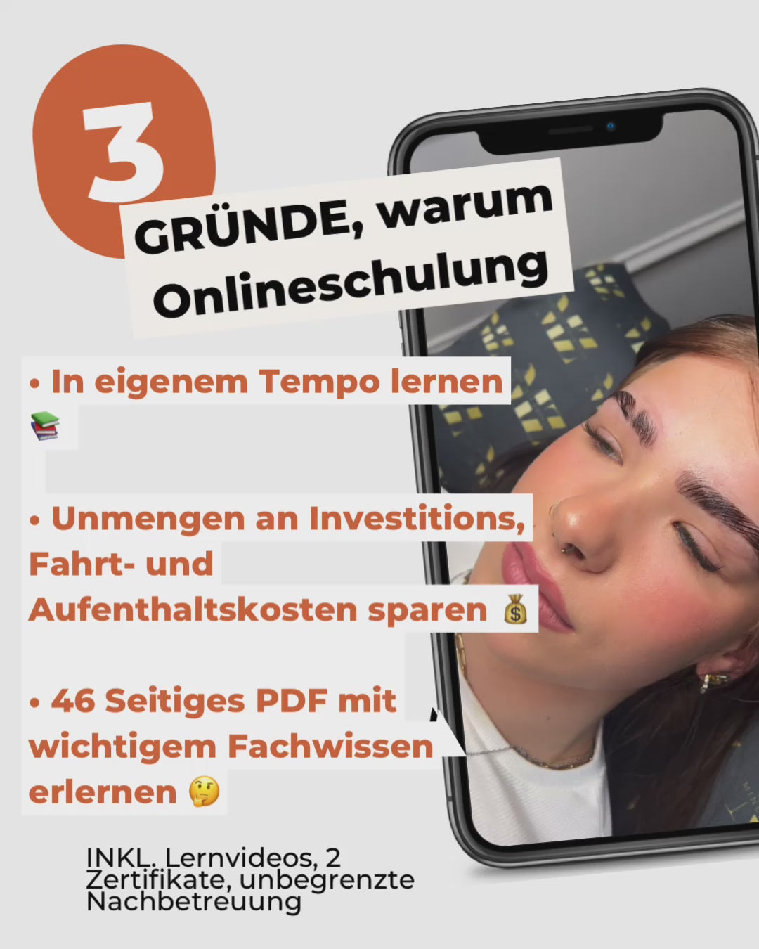 Online LASH-&BROWLIFTING Schulung