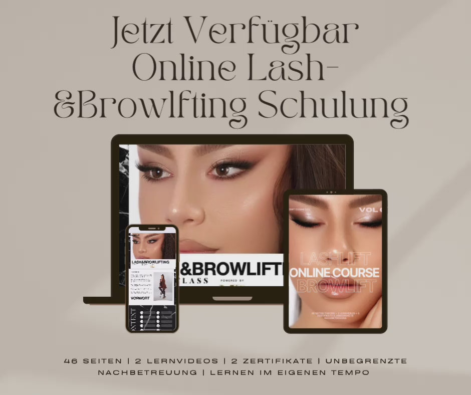 Online LASH-&BROWLIFTING Schulung